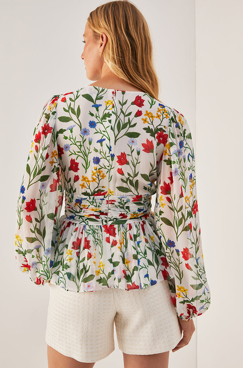 Botanica Fleur Peplum Blouse
