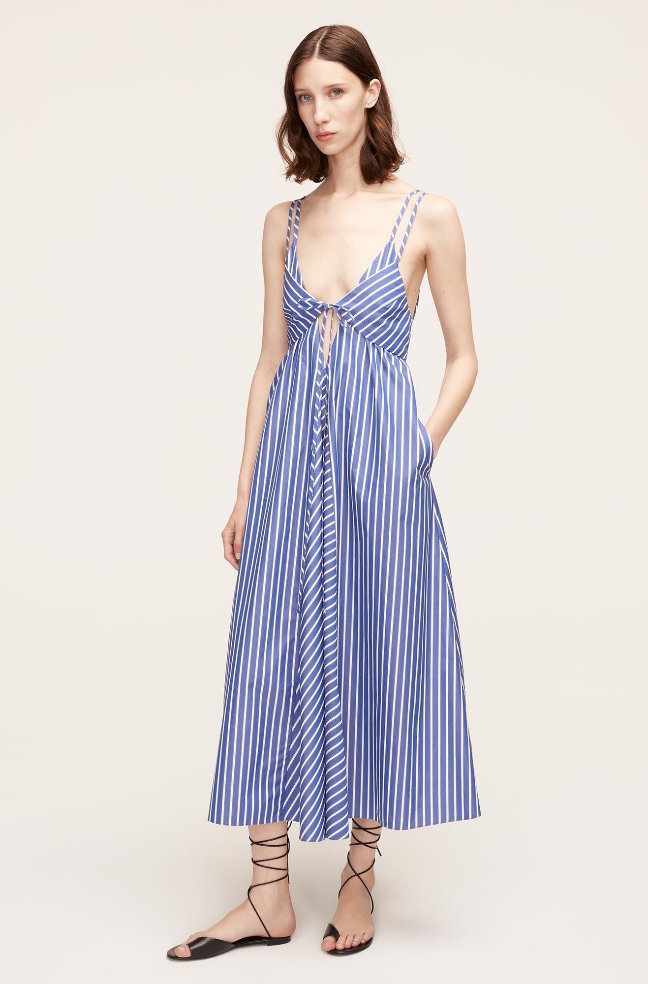 Marseille Stripe Seaside Combo Marseille Stripe Dress - Rebecca Taylor