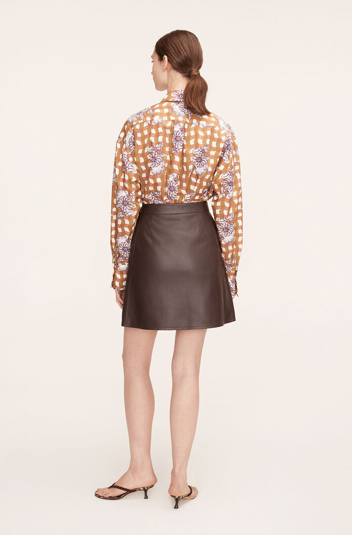 Vegan Leather Mini Skirt