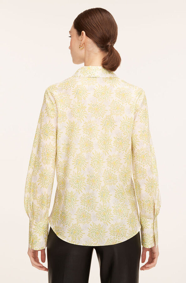 Mini Astera Fleur Long-Sleeve Button-Front Shirt