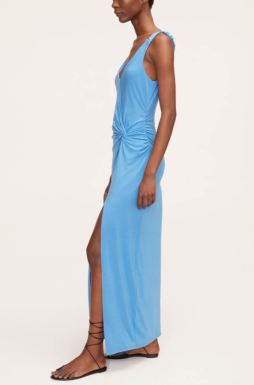  Twist Modal Front Dress in Infinity Blue by Rebecca Taylor