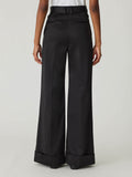 Techy Sateen Wide Leg Pant