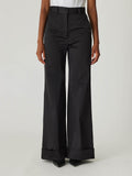 Techy Sateen Wide Leg Pant