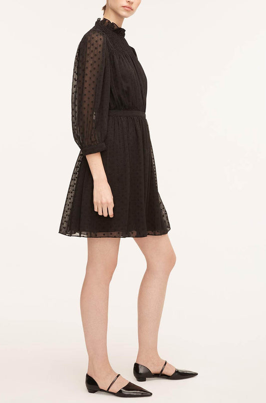 Clip-Dot Shirt Dress