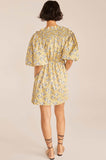 Intaglio Rose Smocked Dress