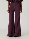 Techy Sateen Wide Leg Pant