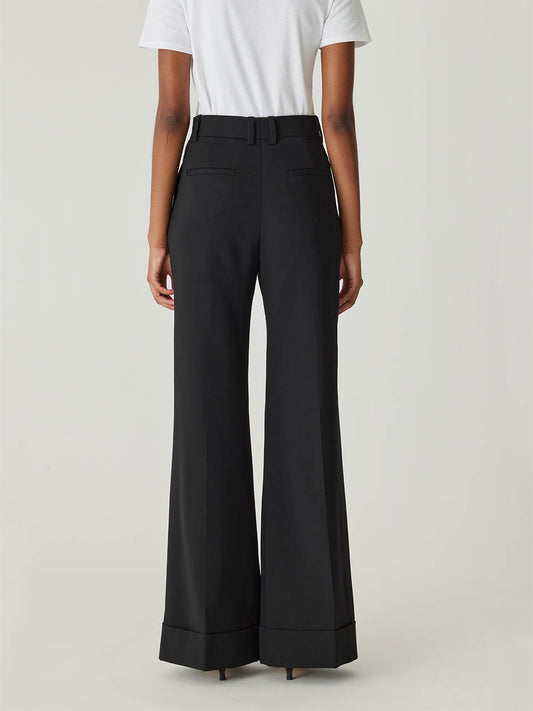 Refined Suiting Wide Leg Trouser