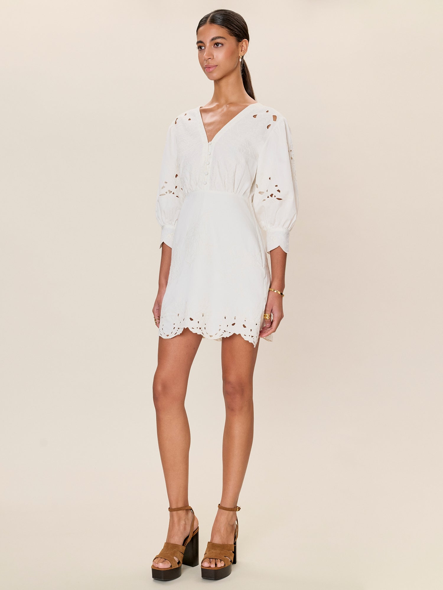 Rachelle Button Front Dress