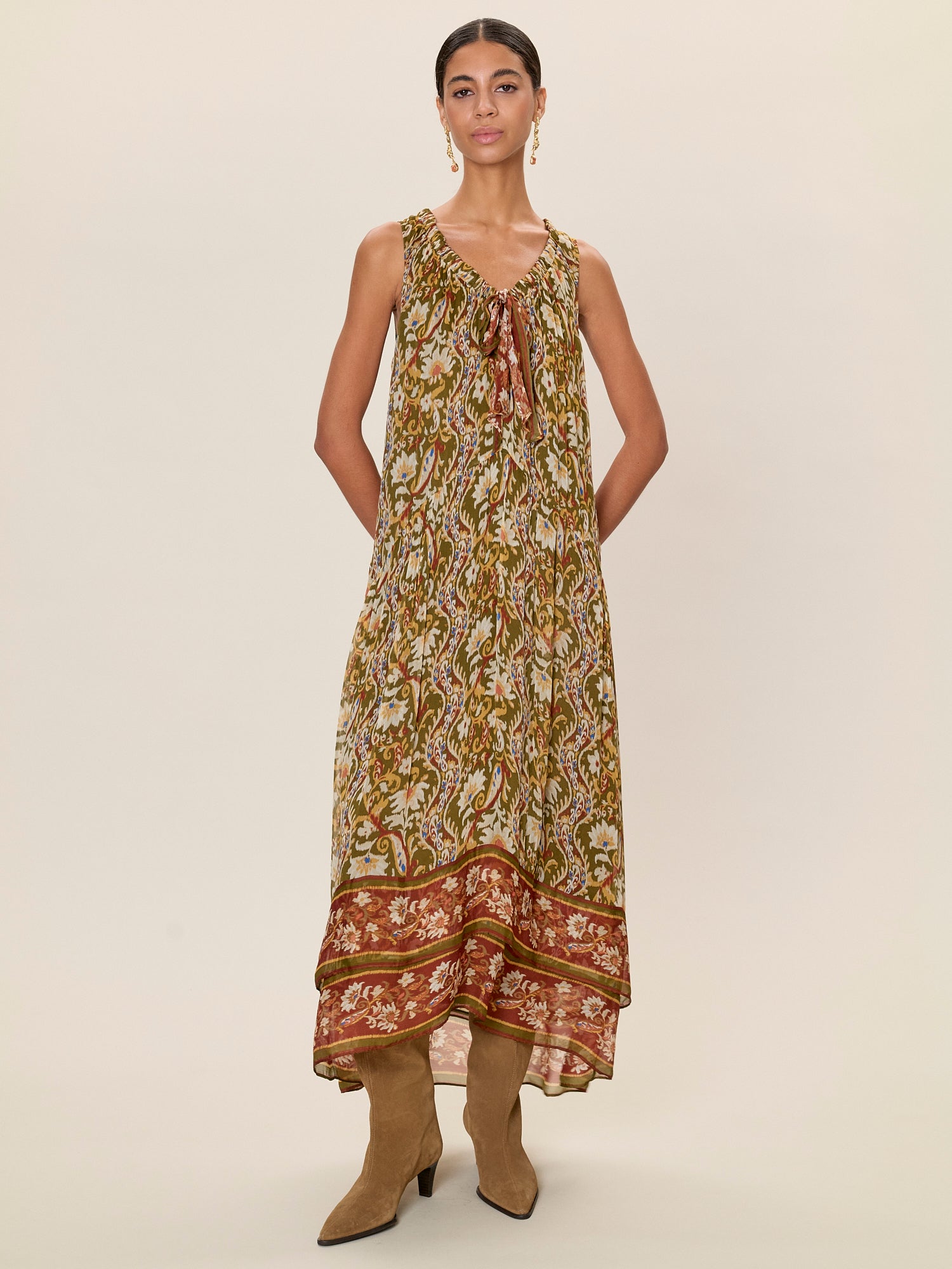 Isha Printed Dress