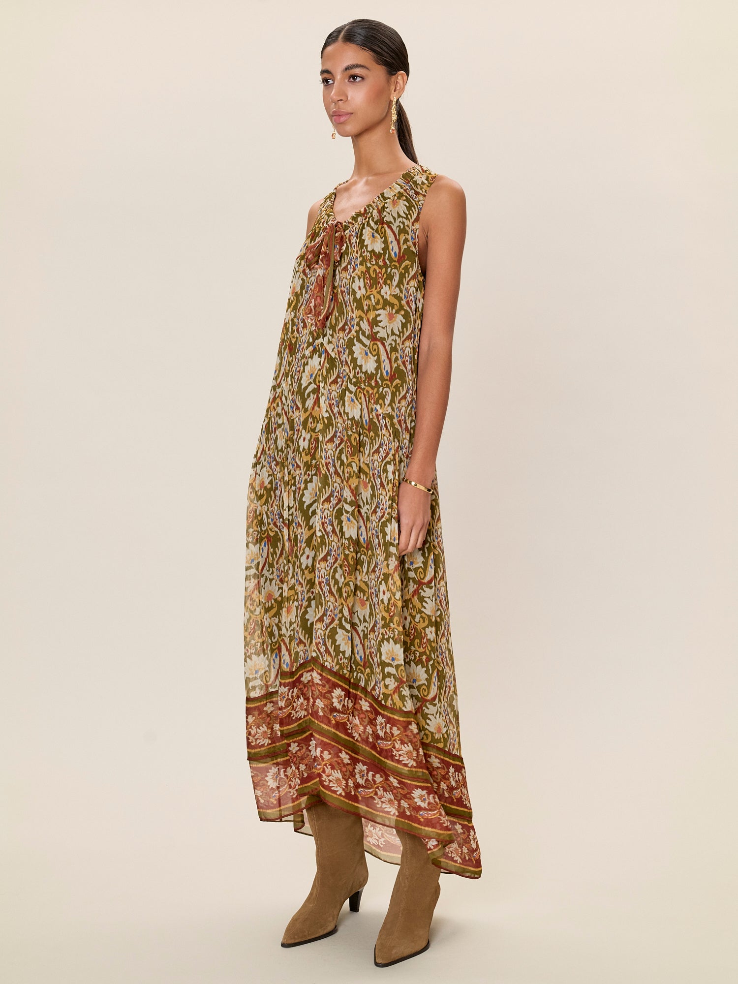 Isha Printed Dress