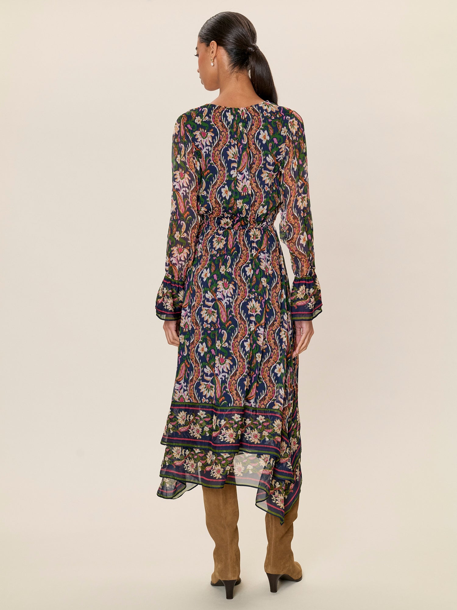 Isha Long  Sleeve Dress