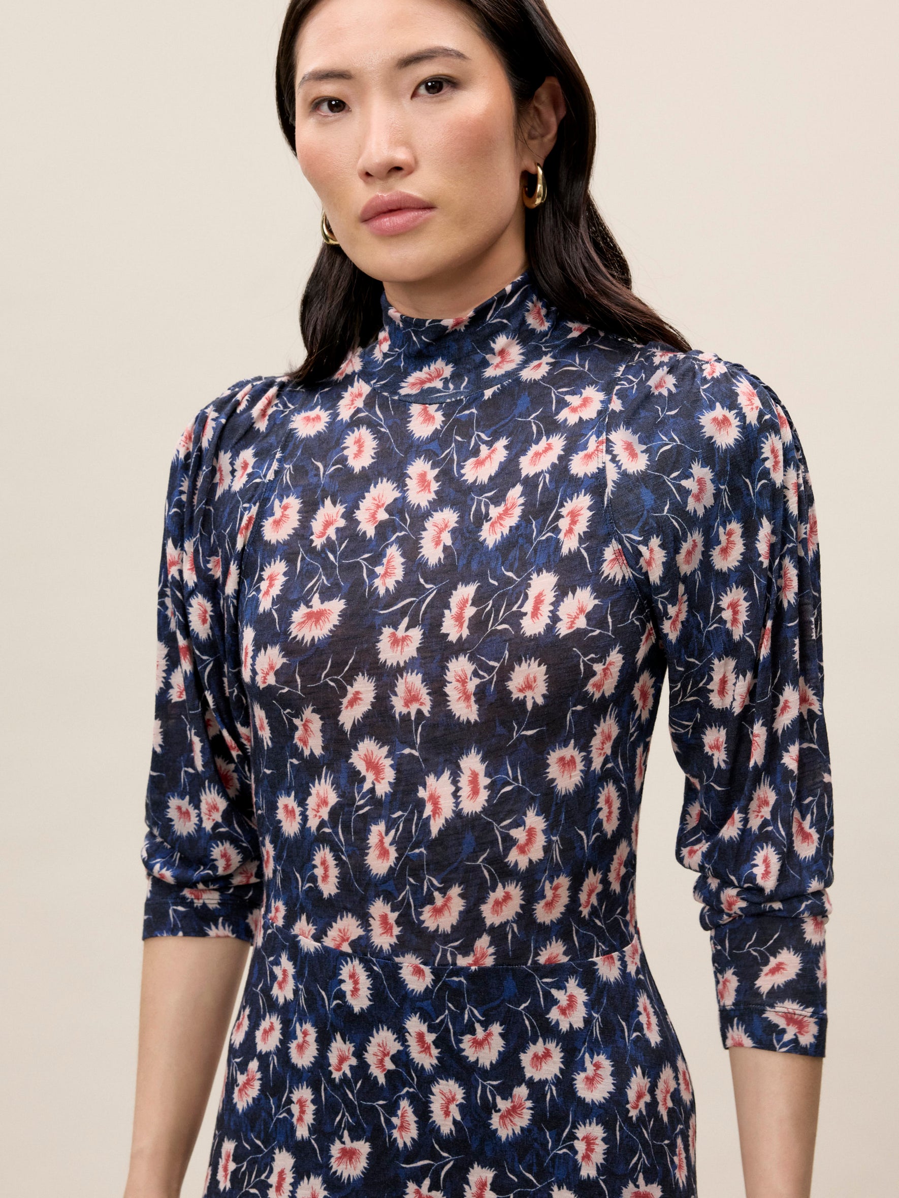 Long Sleeve Turtleneck Dress