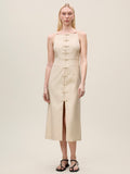 Beatrice Stretch Linen Dress