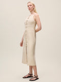 Beatrice Stretch Linen Dress