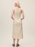 Beatrice Stretch Linen Dress