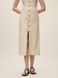 Beatrice Stretch Linen Dress