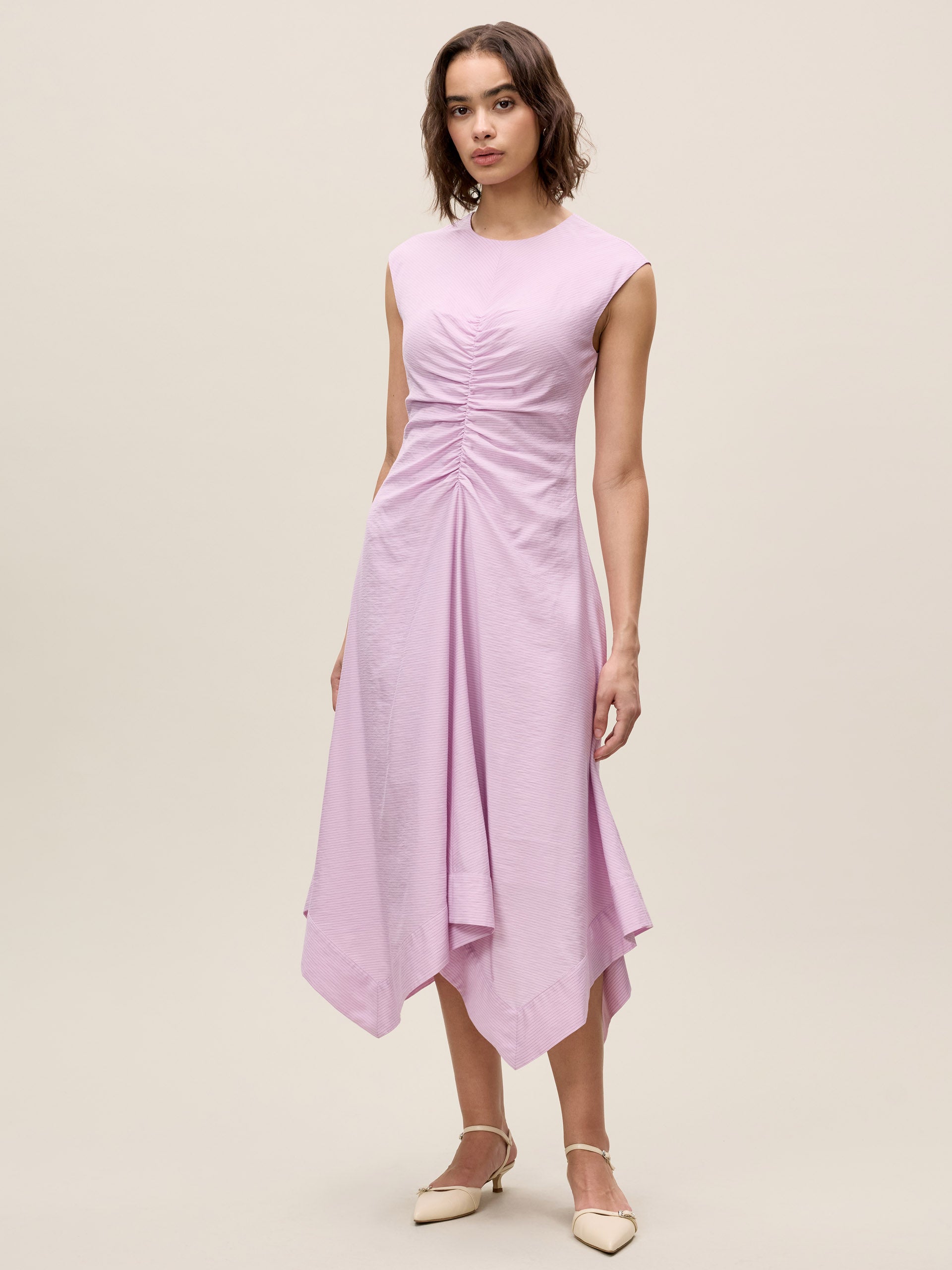  Allegra Stripe Dress in Wisteria by Rebecca Taylor