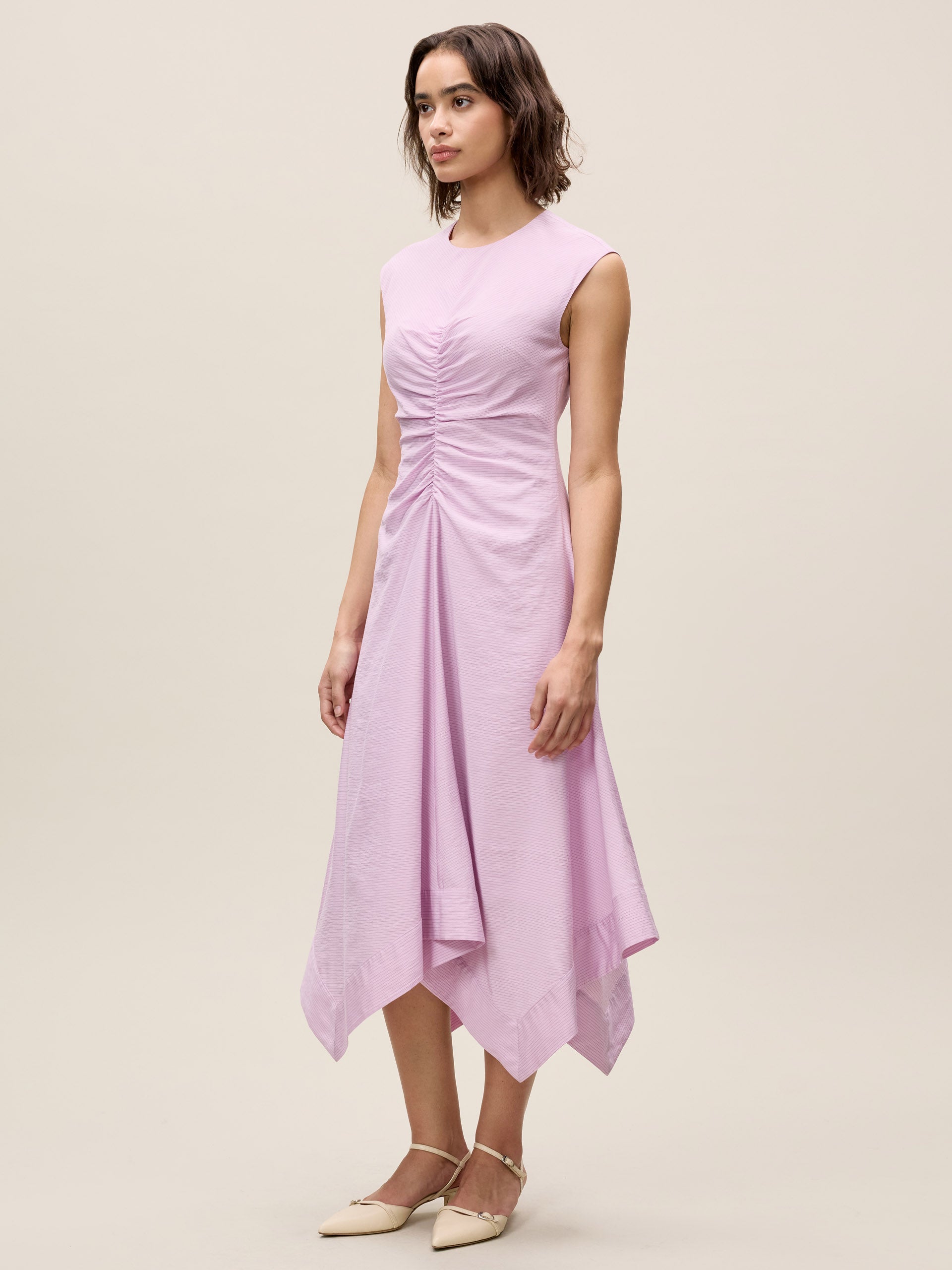  Allegra Stripe Dress in Wisteria by Rebecca Taylor