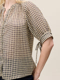 Aster Gingham Blouse