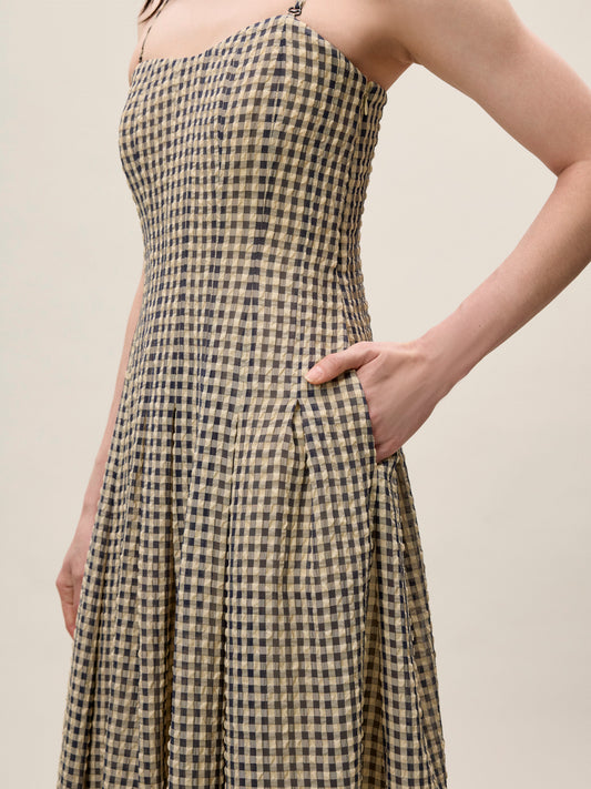 Aster Gingham Dress