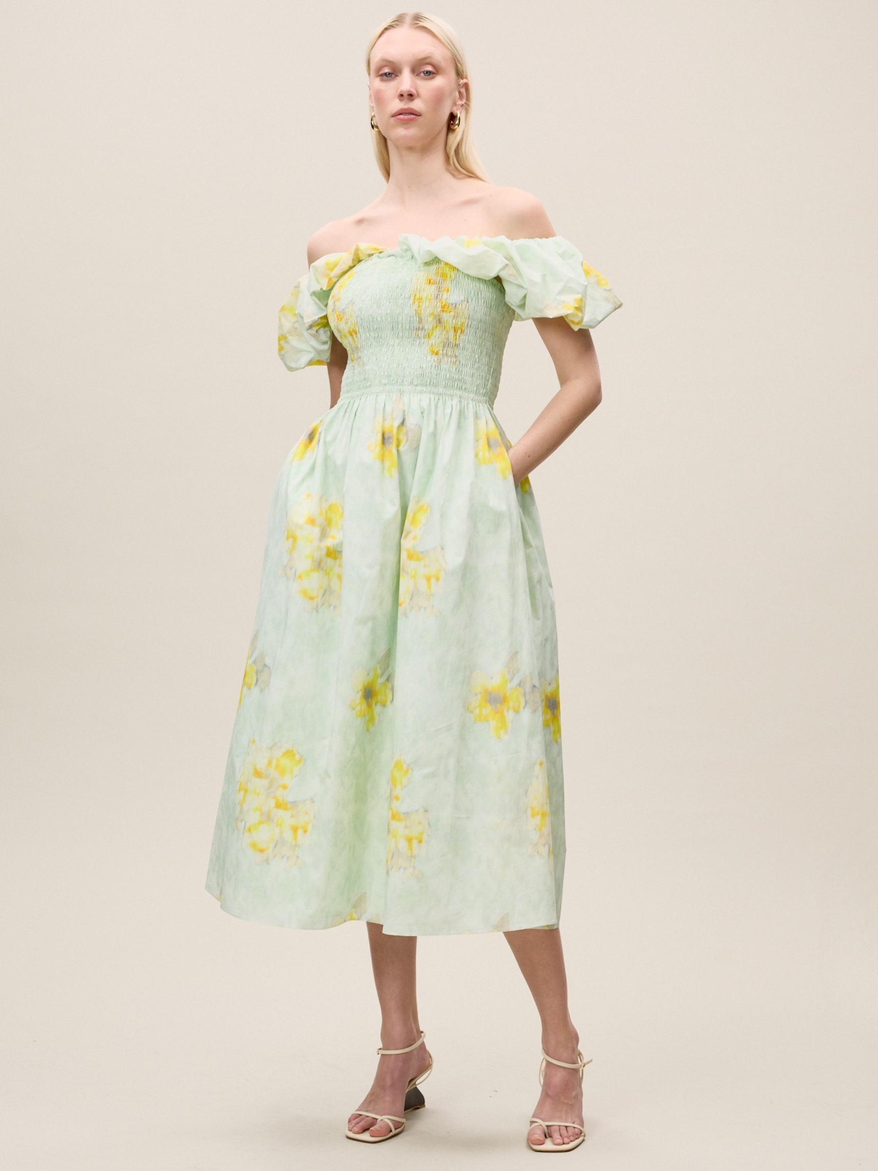 Yara Poplin Midi Dress