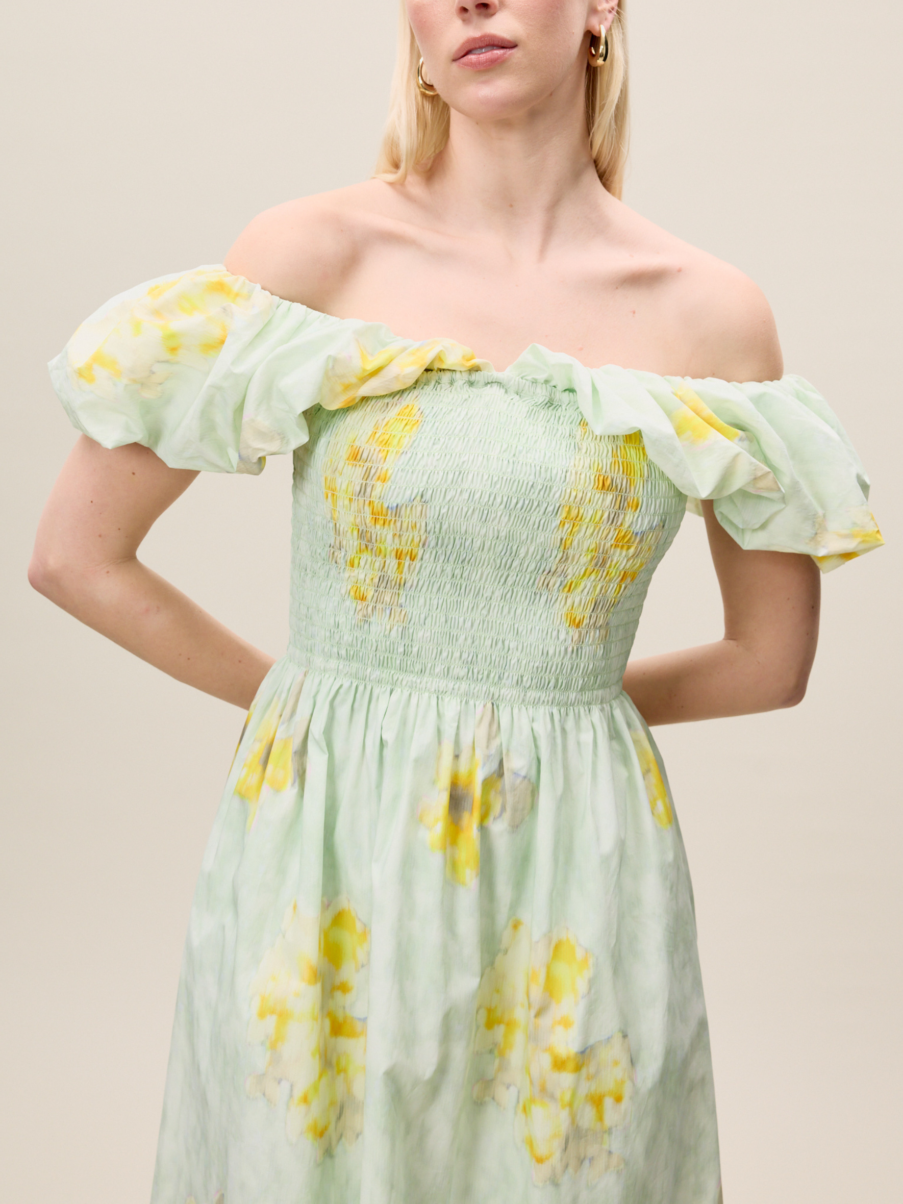 Yara Poplin Midi Dress