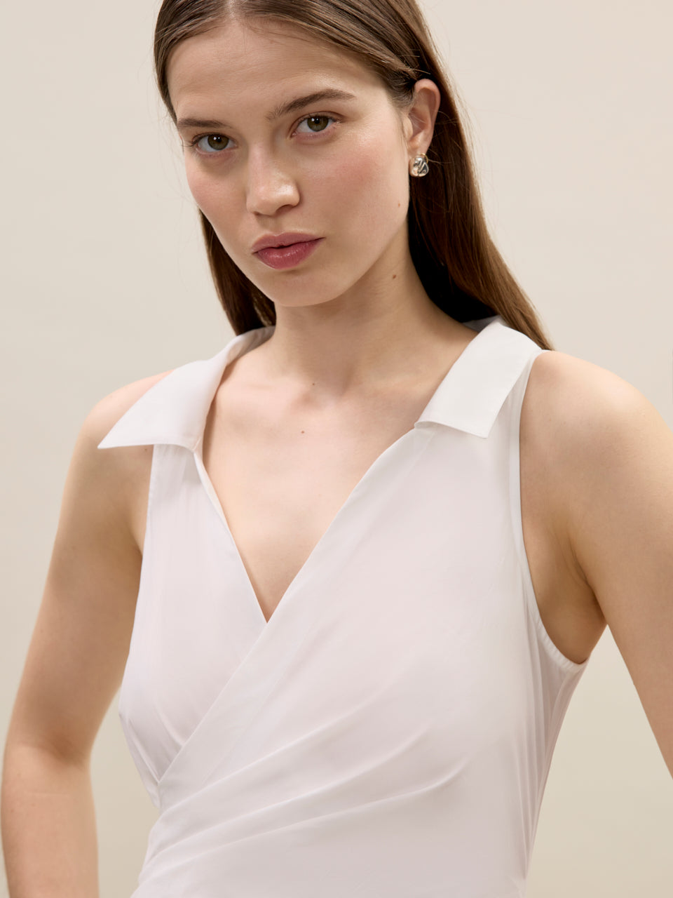  Isla Poplin Dress in Milk by Rebecca Taylor