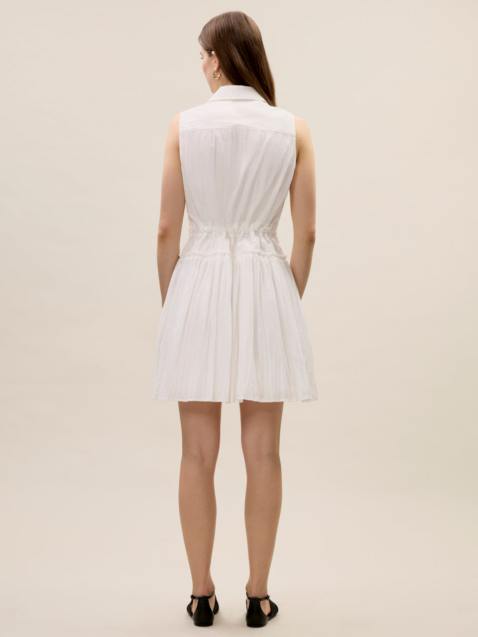  Marietta Shirt Dress in Milk by Rebecca Taylor