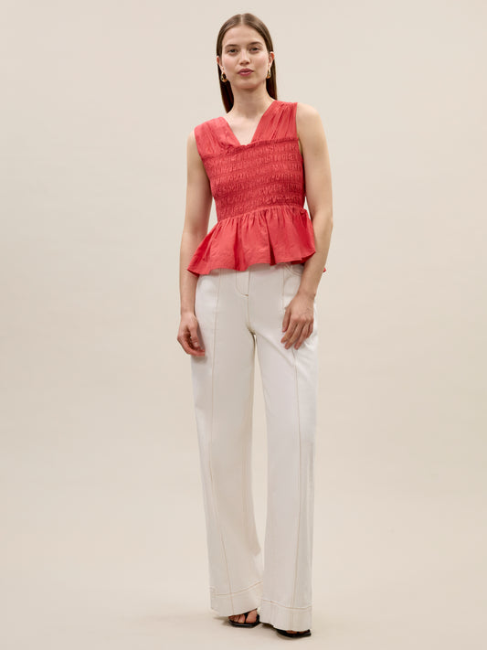 Merrick Silk Cotton Top