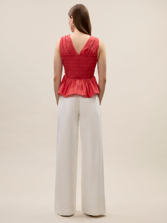 Merrick Silk Cotton Top