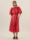 Merrick Silk Cotton Midi Dress