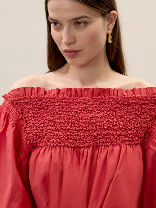 Merrick Silk Cotton Midi Dress