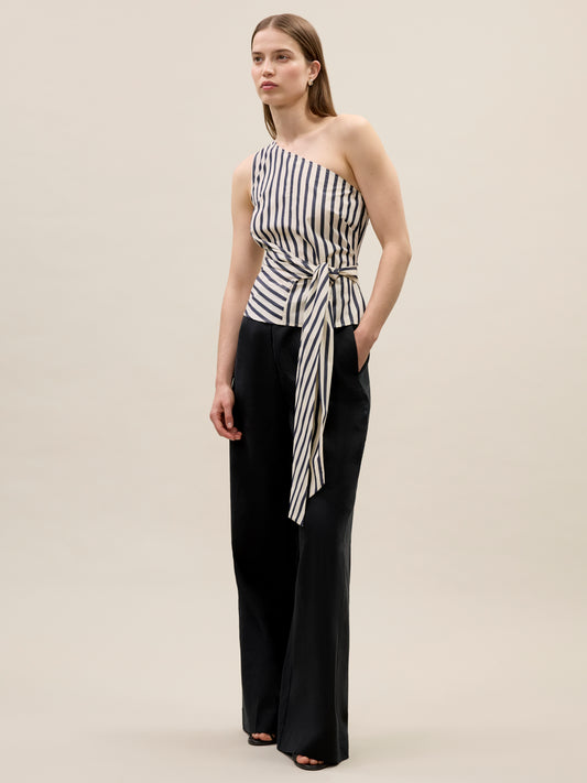 Isla Stripe Poplin Top