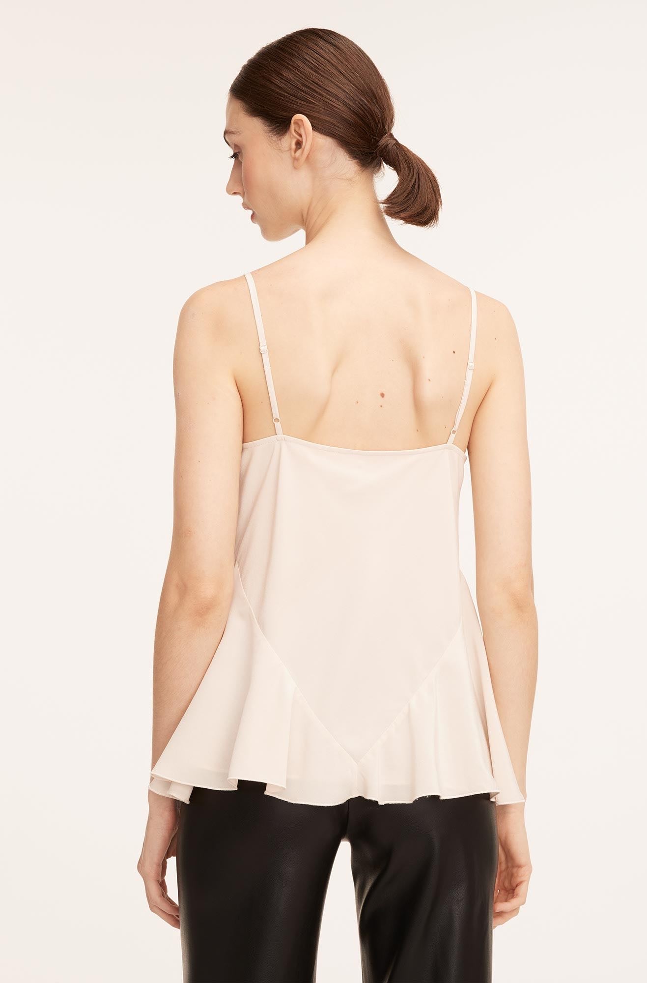 Rebecca Taylor Essential Silk Camisole in Snow