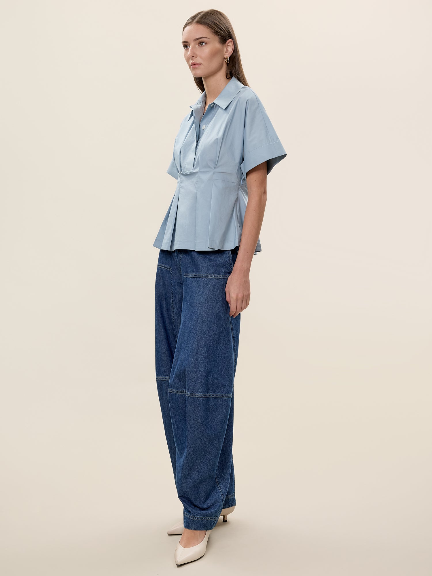 Aisley Poplin Blouse
