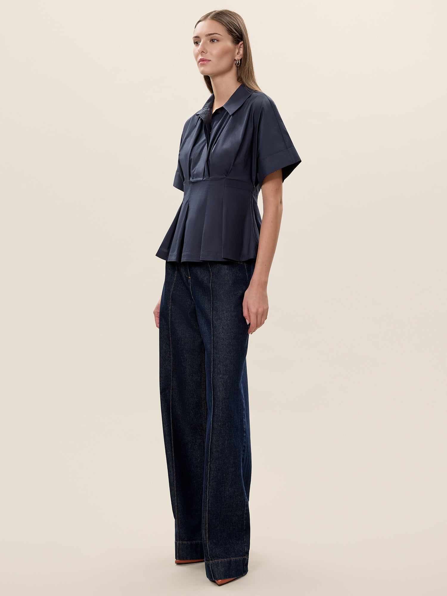 Aisley Poplin Blouse