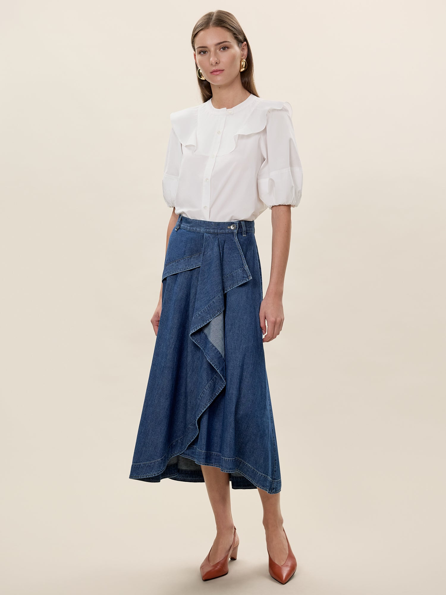 Aisley Poplin Top