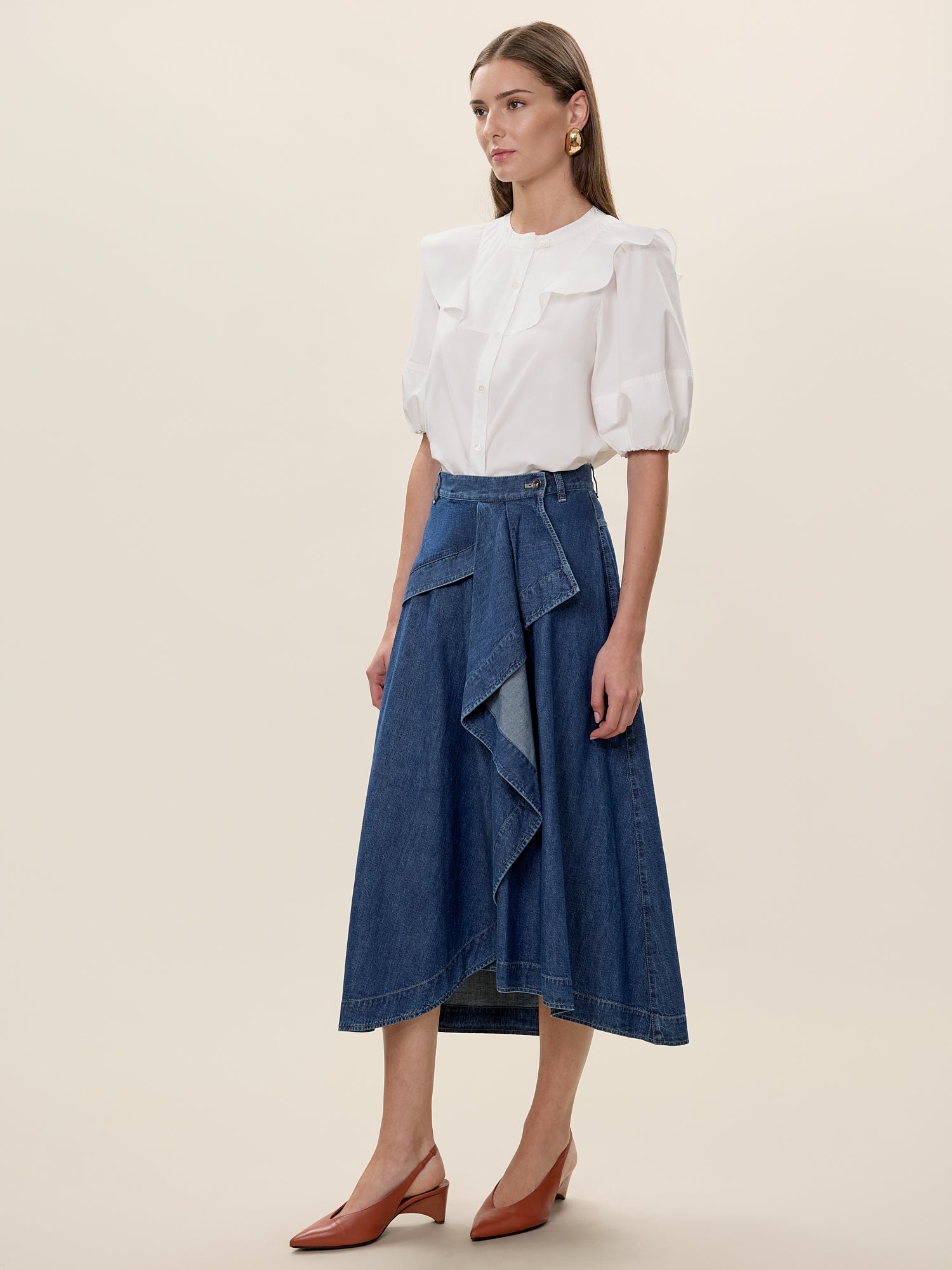 Aisley Poplin Top