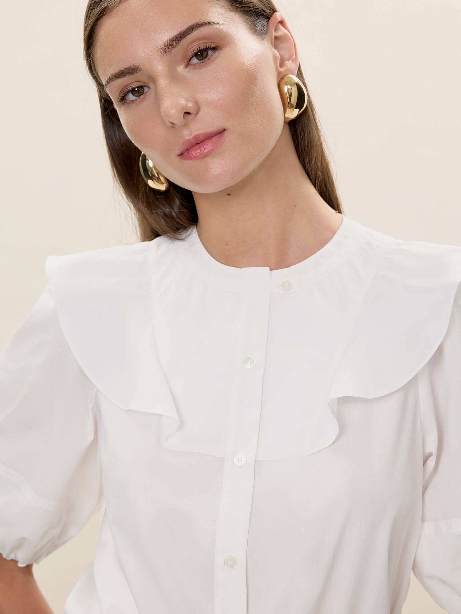 Aisley Poplin Top