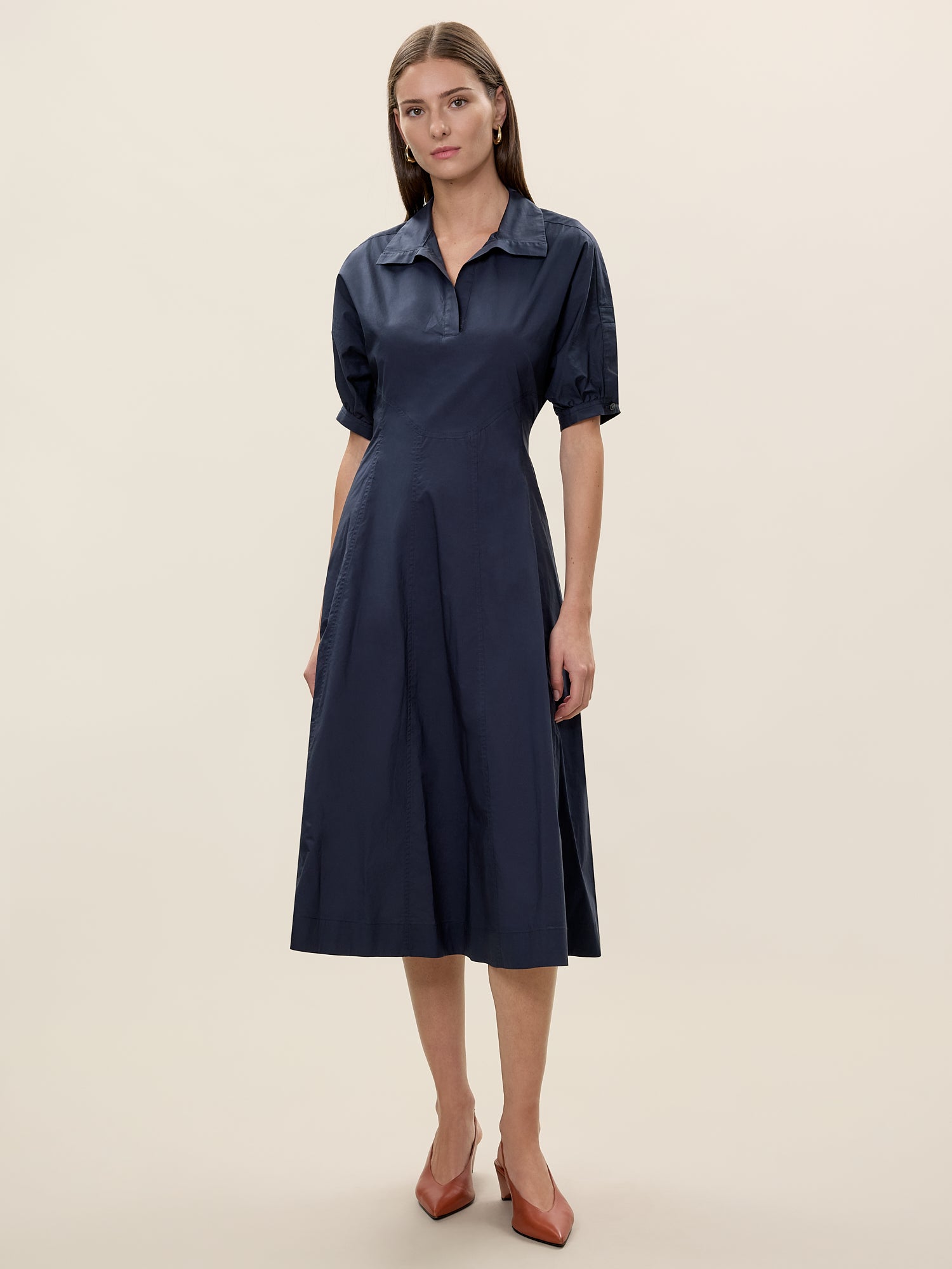 Aisley Poplin Dress