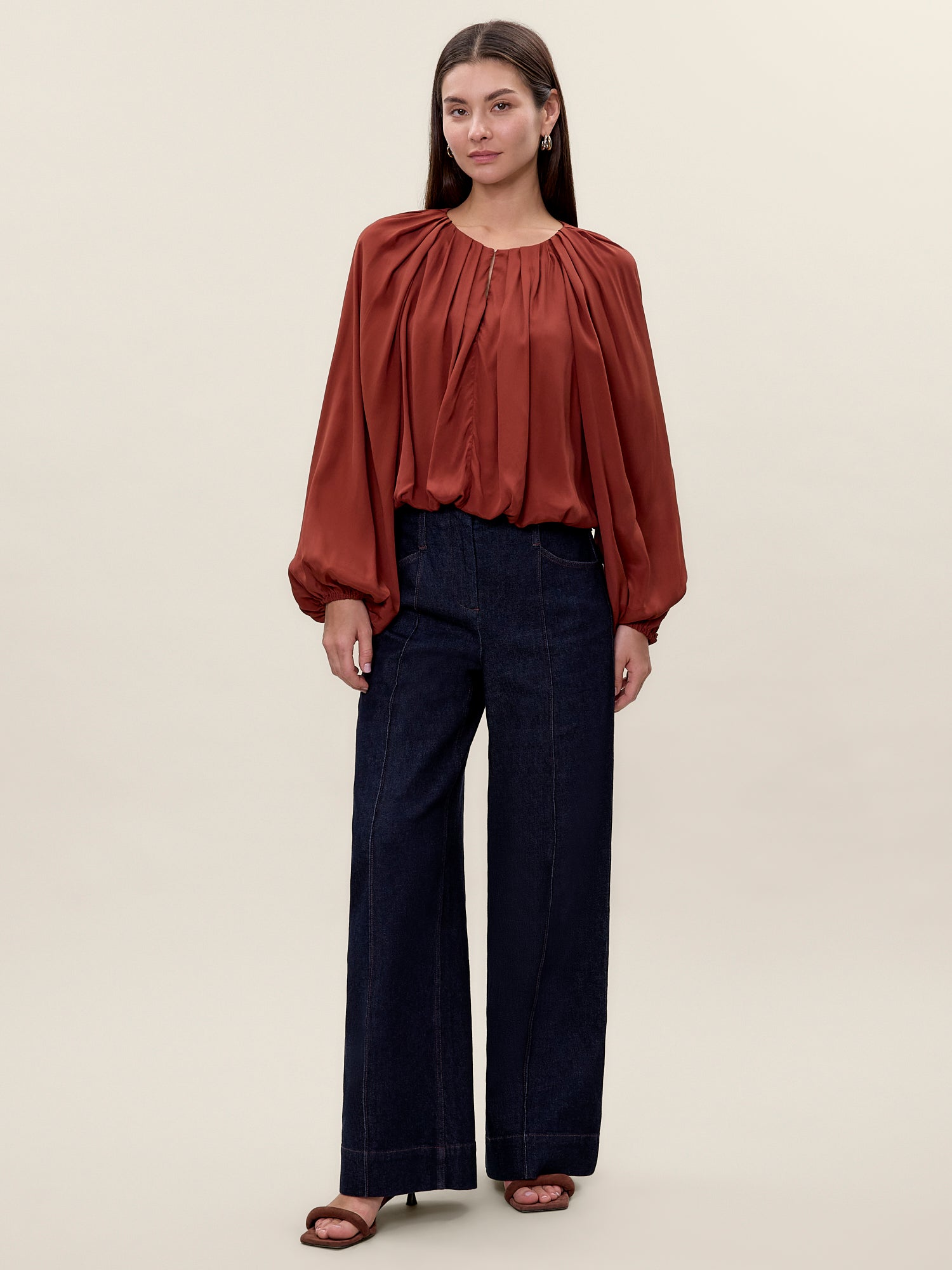  Carmen Denim Pant in Carmen Indigo by Rebecca Taylor
