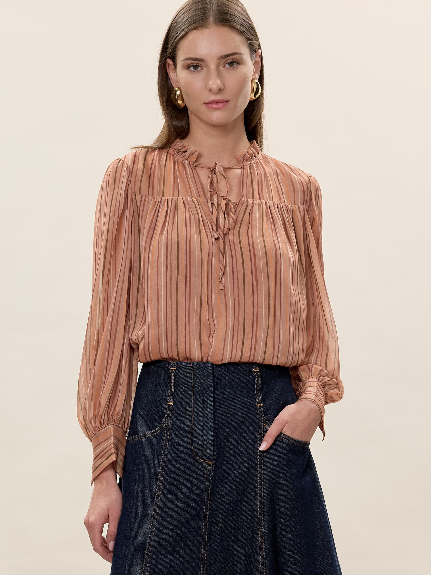 Celeste Stripe Blouse