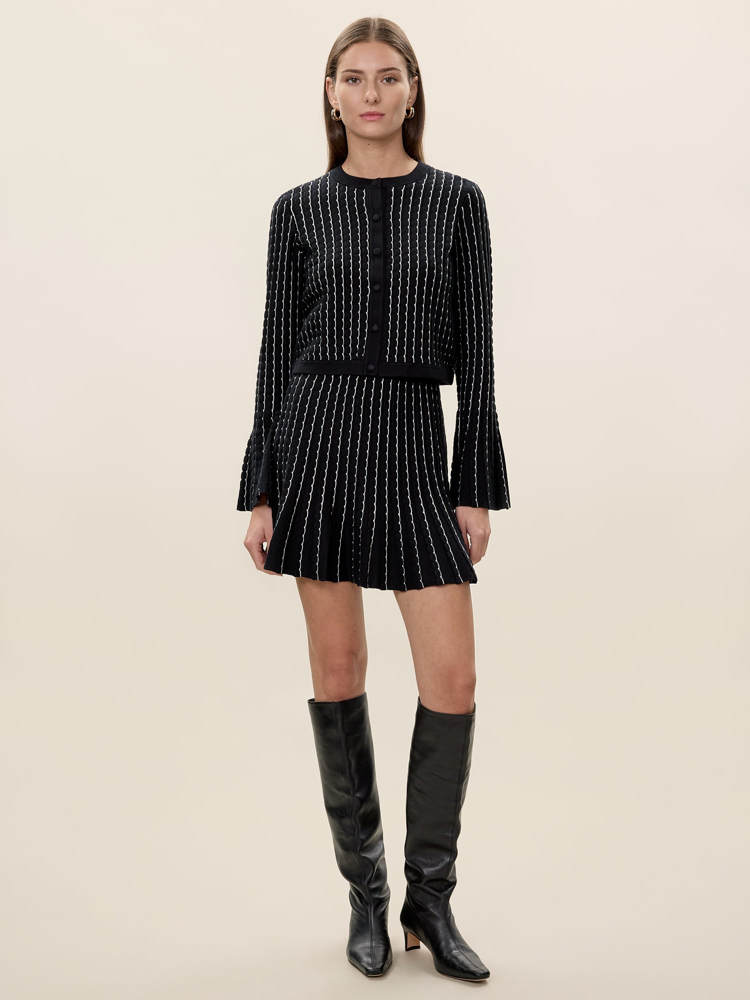  Dorothy Cardigan in Black by Rebecca Taylor
