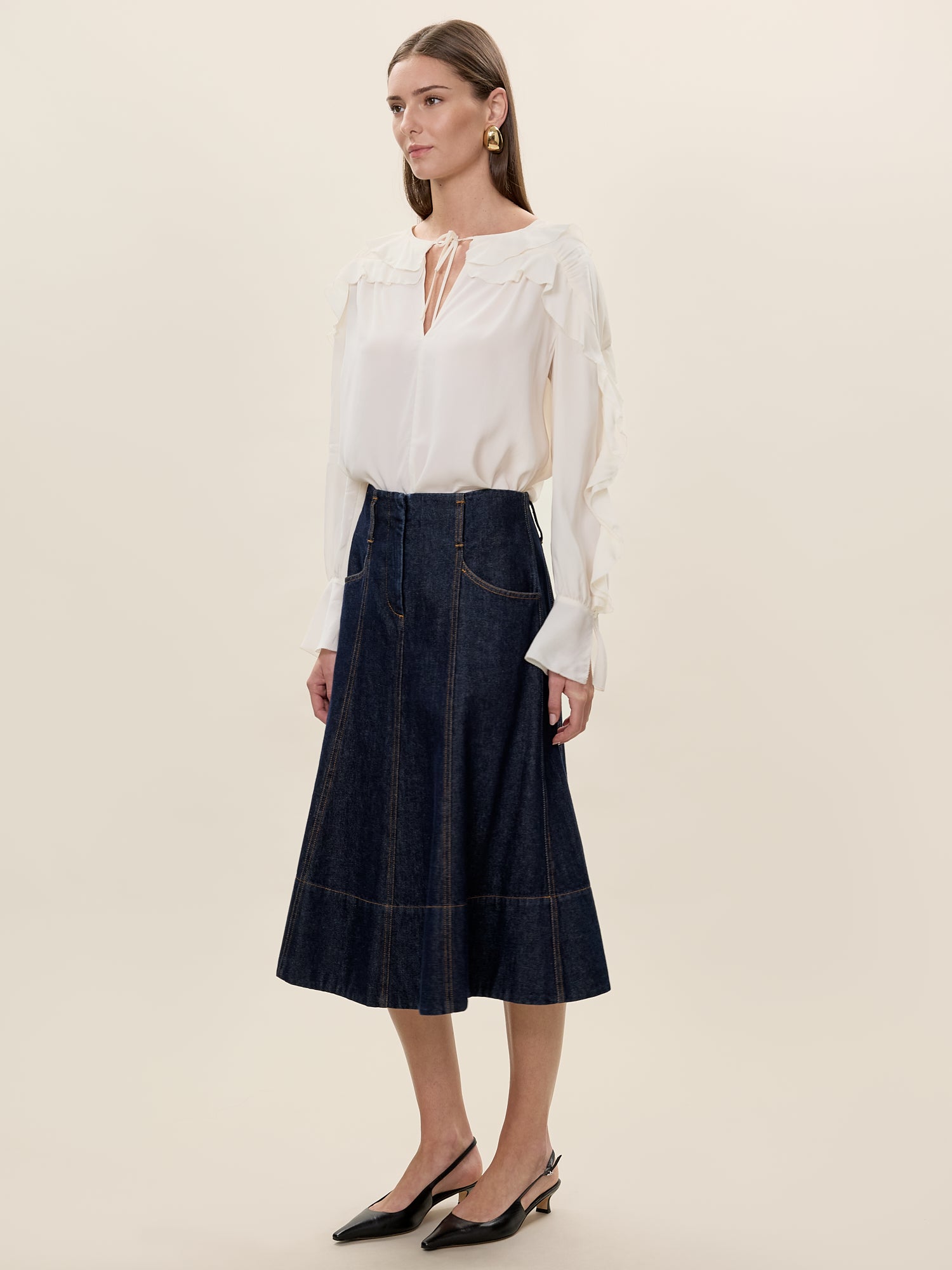 Lillith Ruffle Blouse