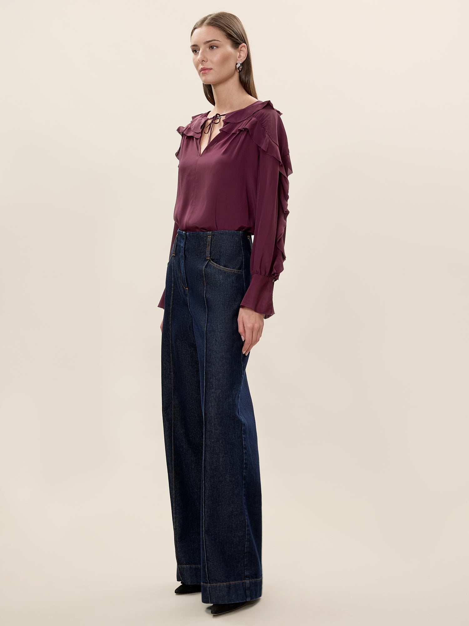 Lillith Ruffle Blouse