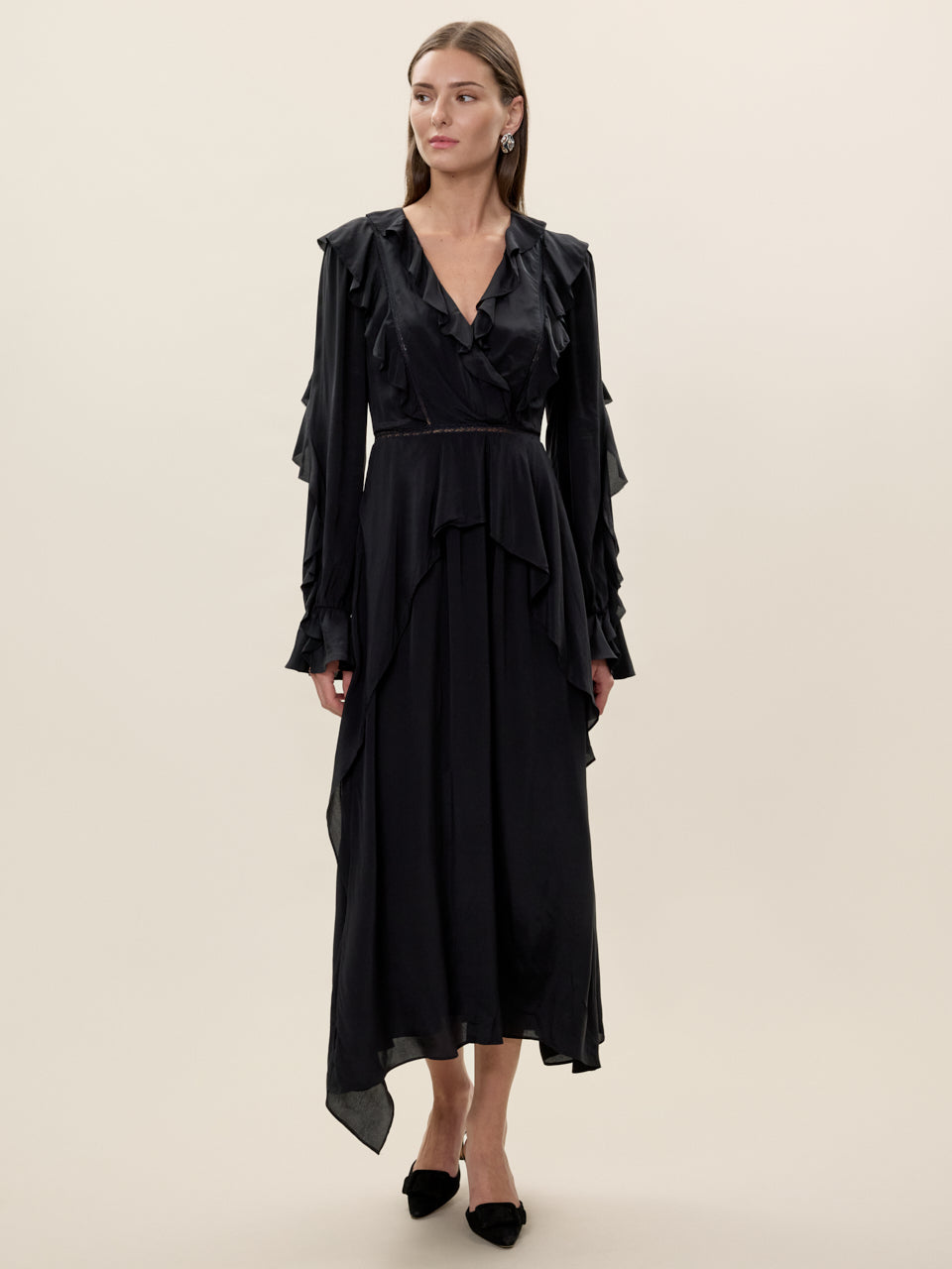  Lillith Dress in Black by Rebecca Taylor