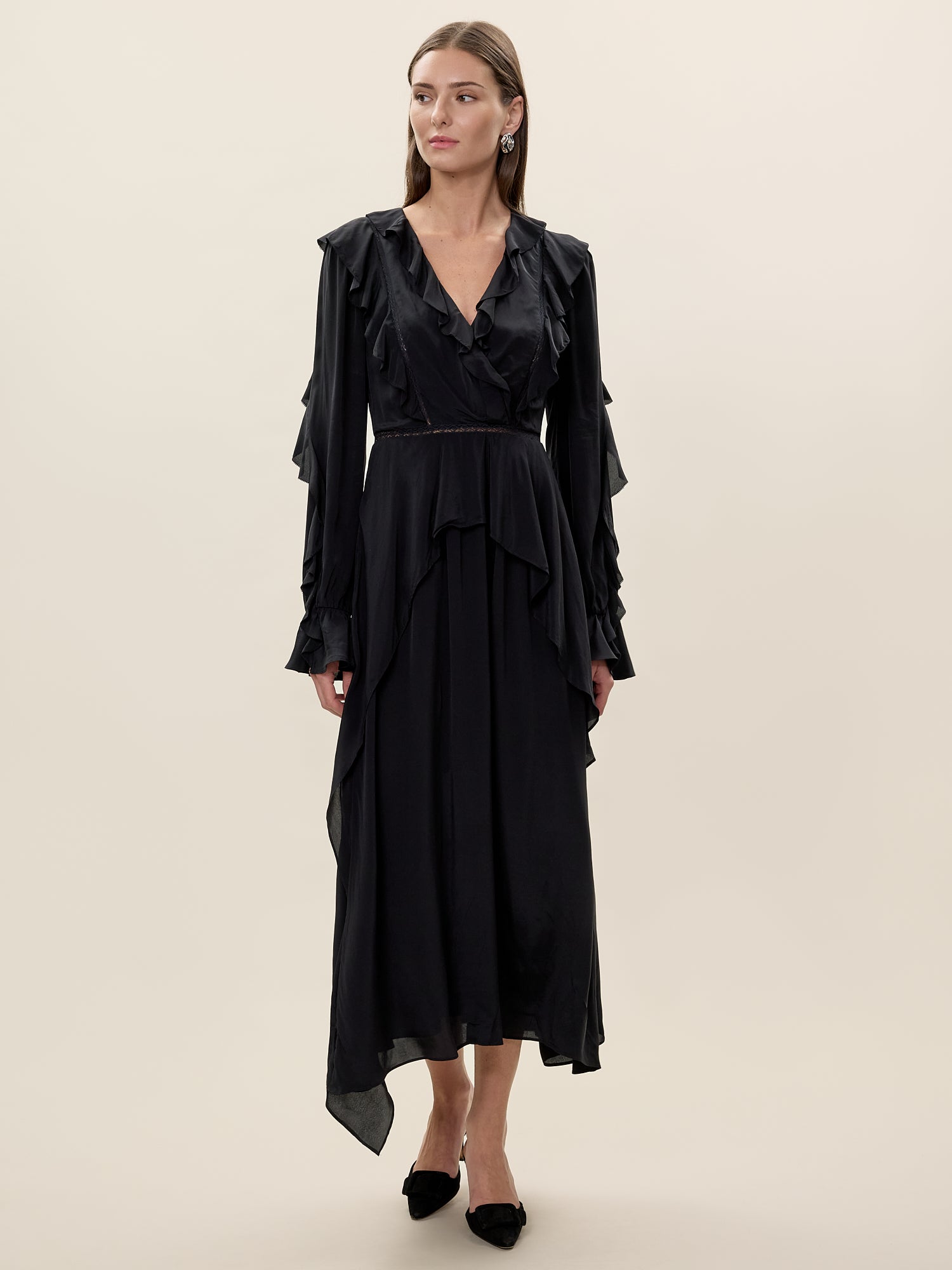  Lillith Dress in Black by Rebecca Taylor