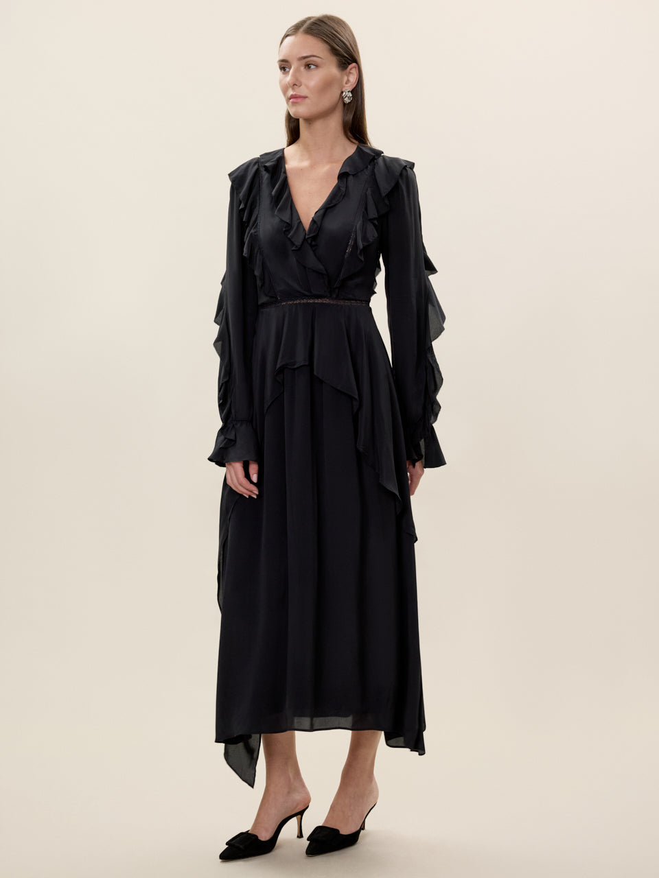  Lillith Dress in Black by Rebecca Taylor