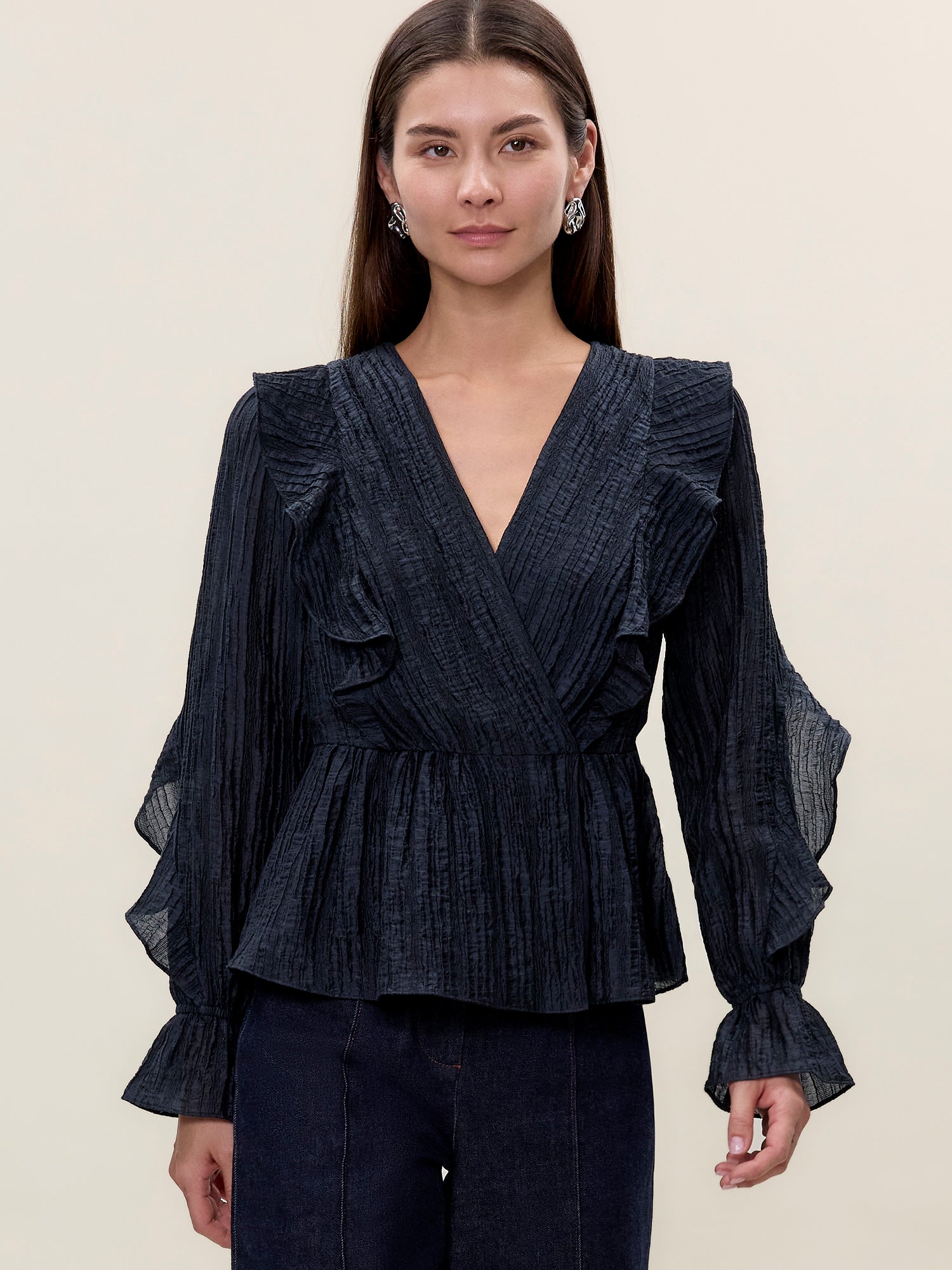 Olivia Ruffle Blouse