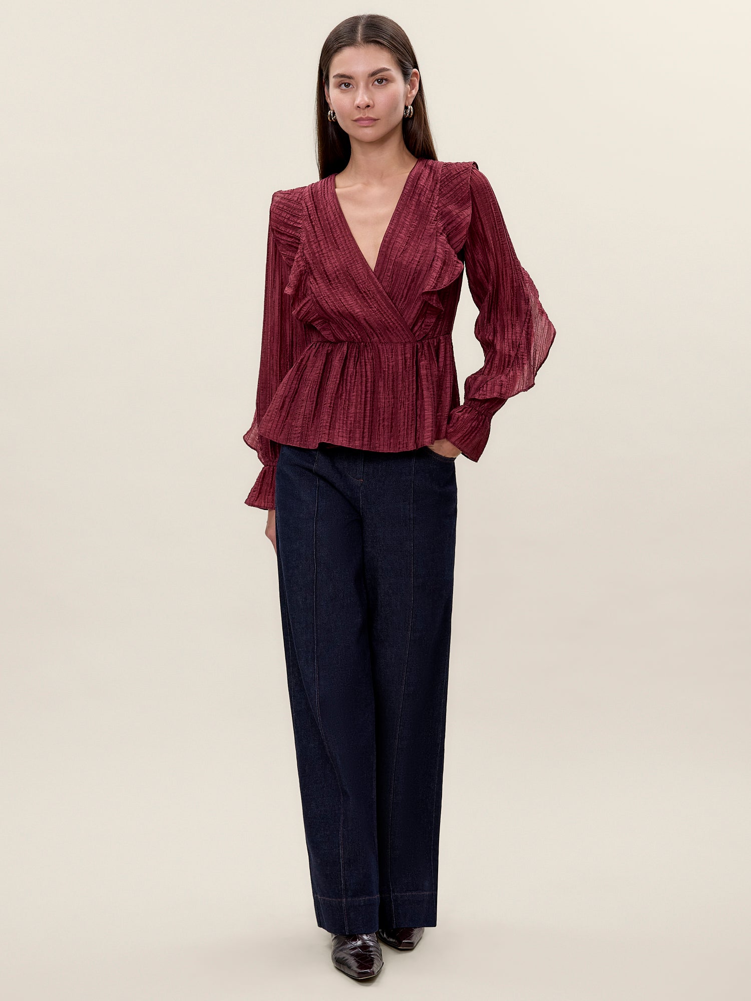 Olivia Ruffle Blouse
